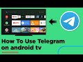 How To Use Telegram On Android TV Mouse Is Required Mi Box Roku TV Android TV Box mp3