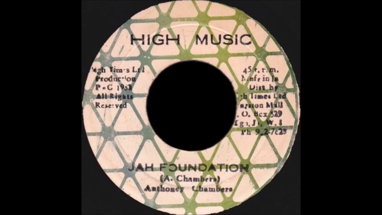 Anthoney Chambers - Jah Foundation - YouTube