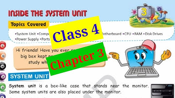 Computer  class 4 Chapter 3 Inside the system unit|| Lesson reading|| Army public school book