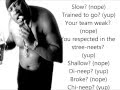 E 40 Choices YUP Lyrics on Screen Explicit FULL