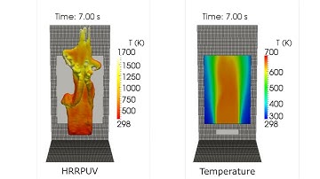 OpenFOAM simulation - Wall flame spread 🔥