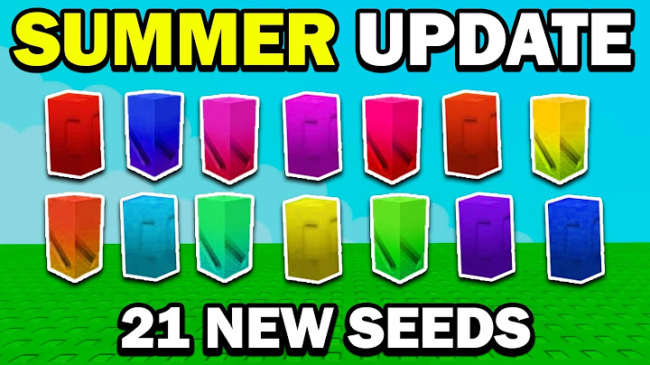 NEW SUMMER UPDATE!! (21 SEEDS) in Grow a Garden ROBLOX