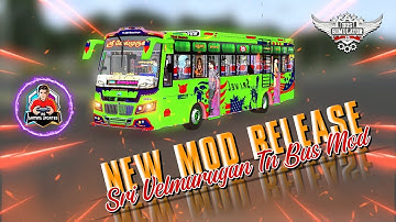 New Sri Velmurugan Tn Bus Release Bussid Download Now #rsgamingupdates#bussid#bus#mod#bussidmod#new