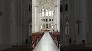 El imponente santuario de Lourdes en Santos Lugares