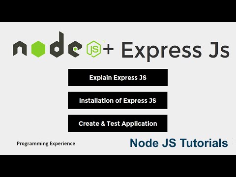 Node JS Tutorial #21 - How To Use And Installation Of Express In Node JS Tutorial In Hindi In 2022