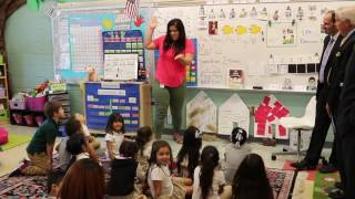 Senator Sweeney Visits GLC School 9.13.16
