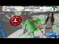 Heat and humidity begin creeping back in