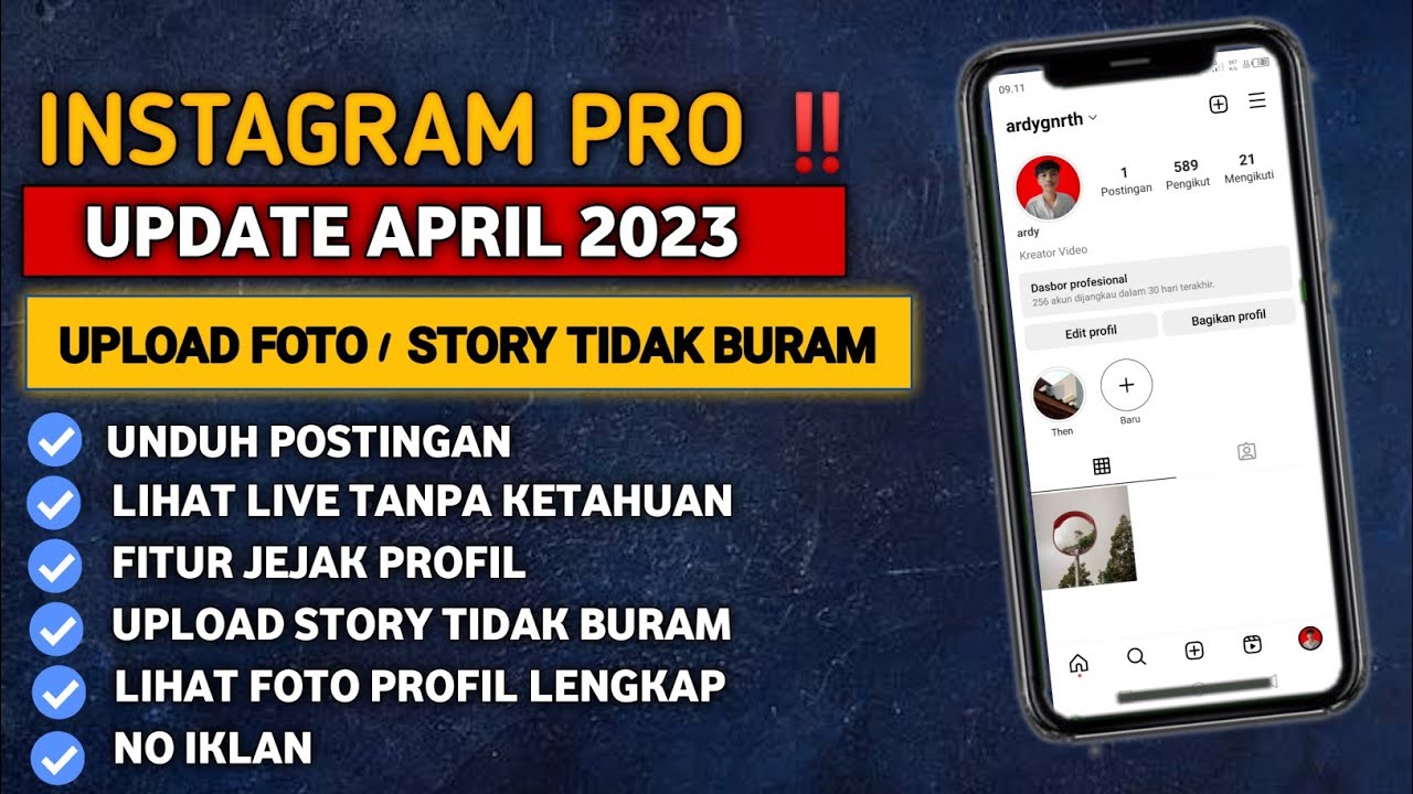 Instagram Pro Update Maret 2023