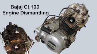 Bajaj Ct 100 Engine Rebuild / Engine Dismantling Part 1 HD