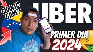 ESTO GANE CON UBER EN VENEZUELA - PRIMER VIAJE 2024!