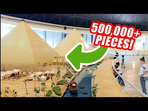 Huge LEGO Ancient Egypt at LEGOLAND Dubai Miniland!