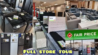 FAIR PRICE FULL STORE TOUR || SOUND SYSTEM || CHEST OF DRAWER || COFFEE TABLE & more... #fairprice 
