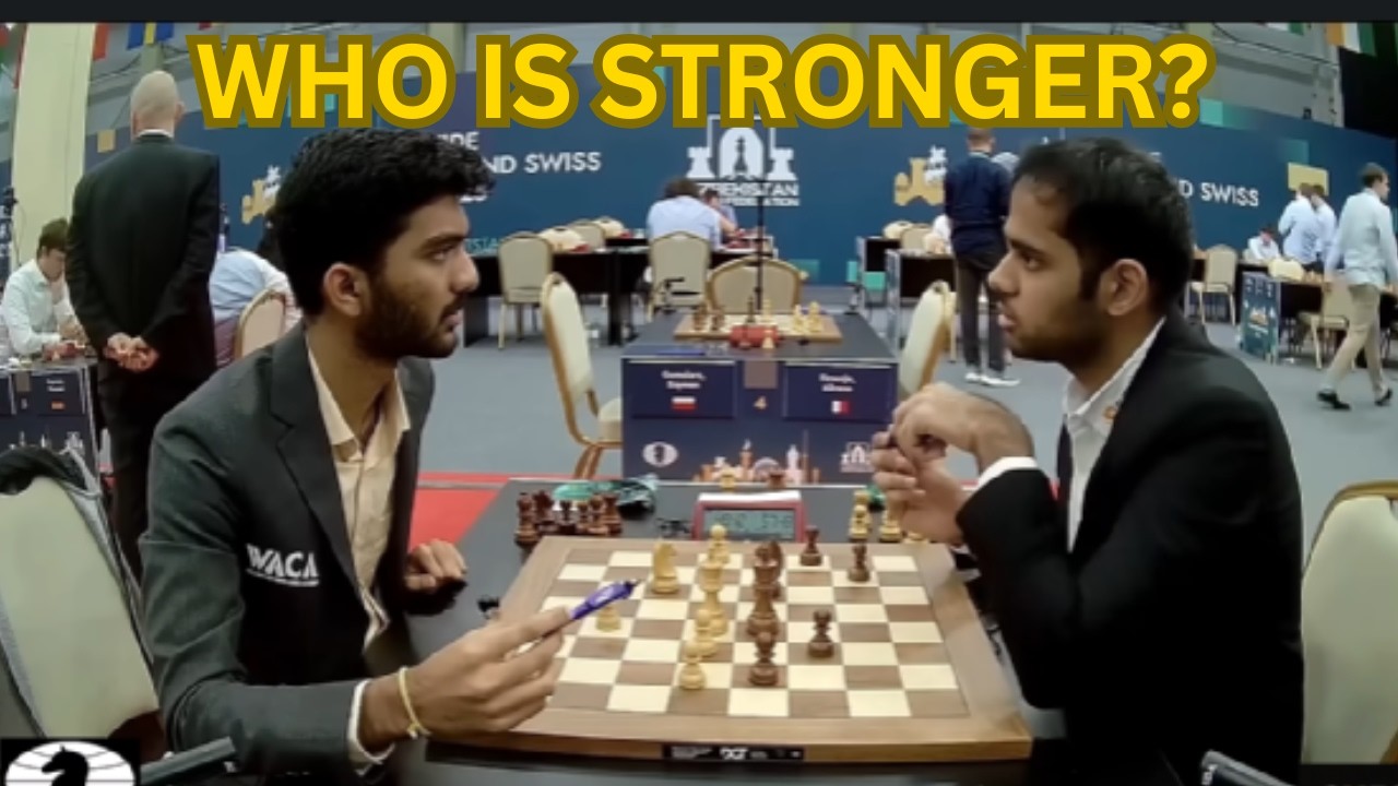 World Champion Gukesh vs Indian No.1 Arjun Erigaisi