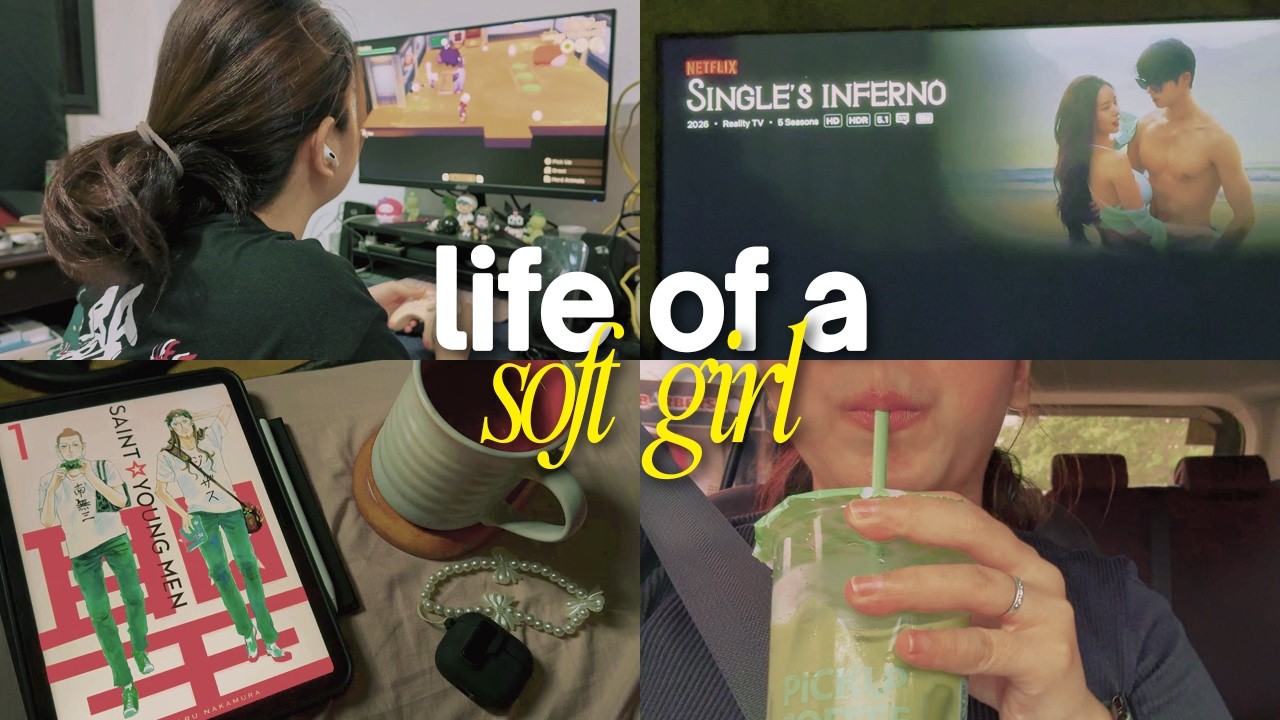the life of a soft girl 🎀☀️ singles inferno, cozy gaming, reading manga 🫧