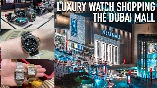 Shopping luxury watches THE DUBAI MALL Rolex Cartier Omega Zenith Panerai IWC & more