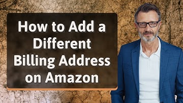 How to Add a Different Billing Address on Amazon