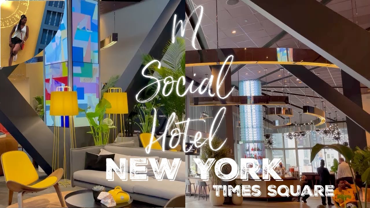 M Social Hotel - TIMES SQUARE NEW YORK - Beast and Butterflies Rooftop Bar - August 2021
