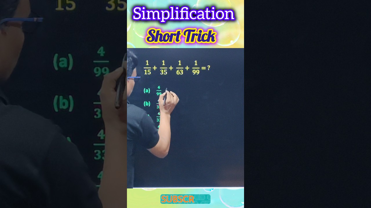 Simplification| Simplification Shortcuts Tricks| Simplification for SSC CGL GD CHSL Exams| #shorts