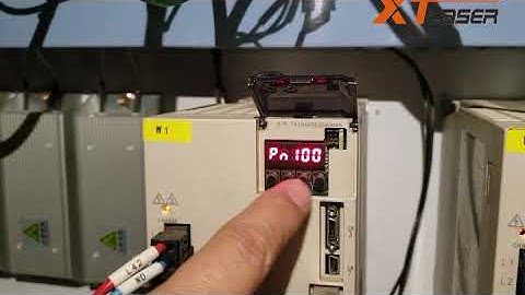 Yaskawa servo motor adjustment 1