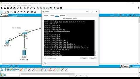 Configuración NAT Estático