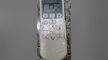 Hitachi AC Remote Functions | Hitachi Ac Remote Control Setting | Ac Remote Setting | Ac Remote