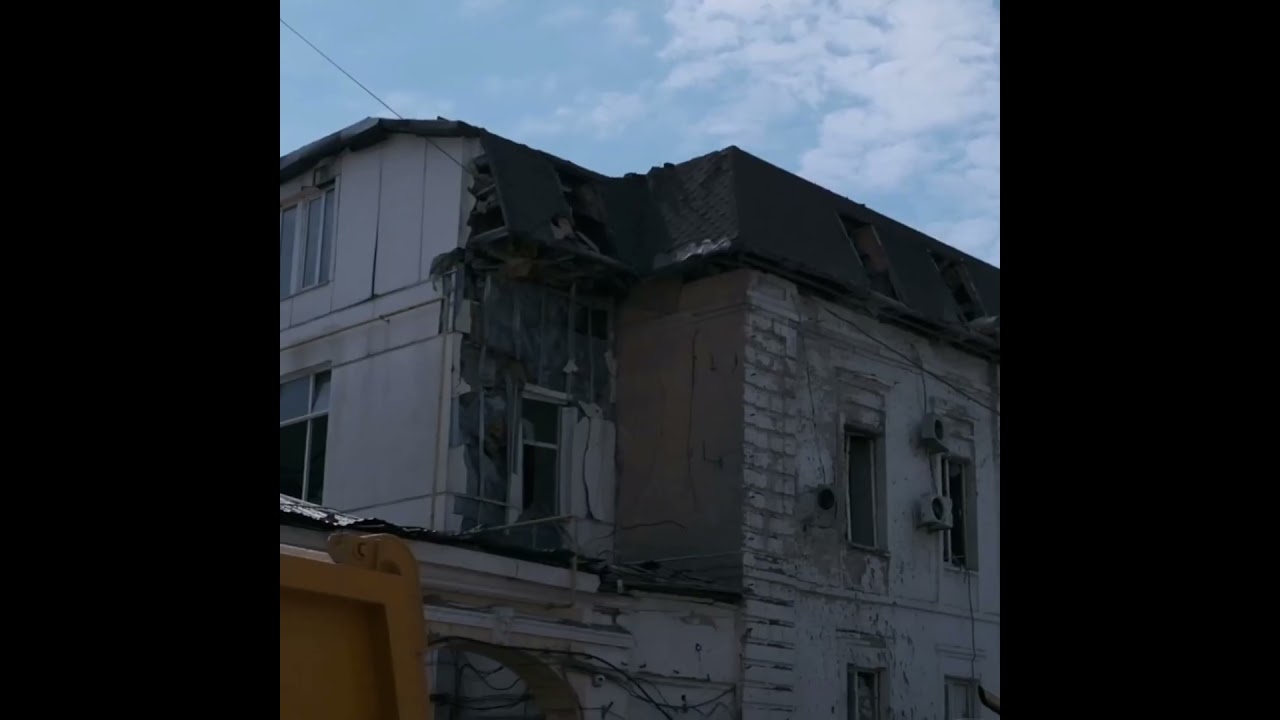 Downtown Kharkiv After a Missile Strike