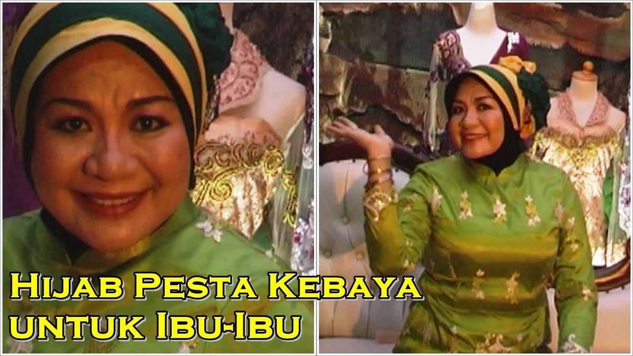 Tutorial Hijab Indonesia Pesta Tutorial Hijab Indonesia Pesta Kebaya Segi Empat