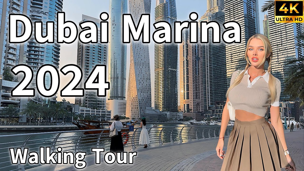 Dubai Marina 🇦🇪 Luxurious Tourist Destination! Eid Holiday [ 4K ] Walking Tour