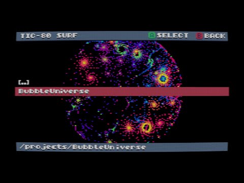 TIC-80 Bubble Universe