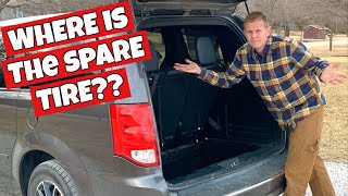 How to Remove Spare - Grand Caravan / Town & Country