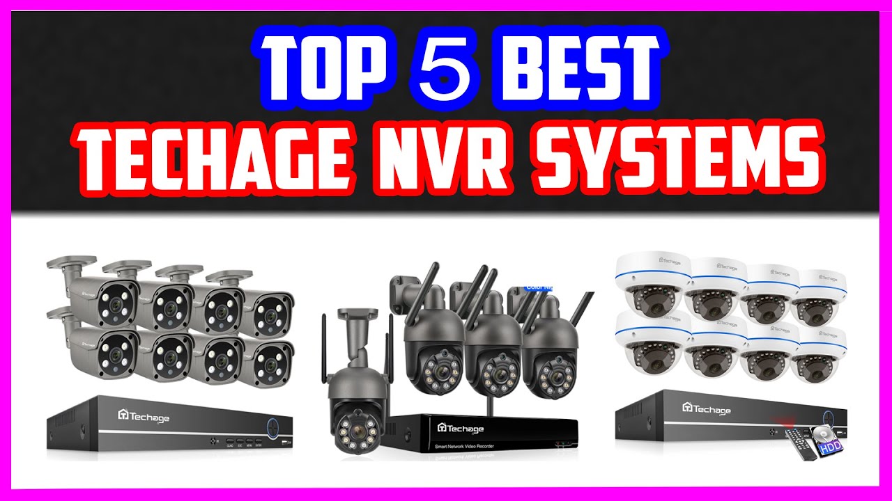 Top 5 Best Techage NVR Security Cameras CCTV Systems - YouTube