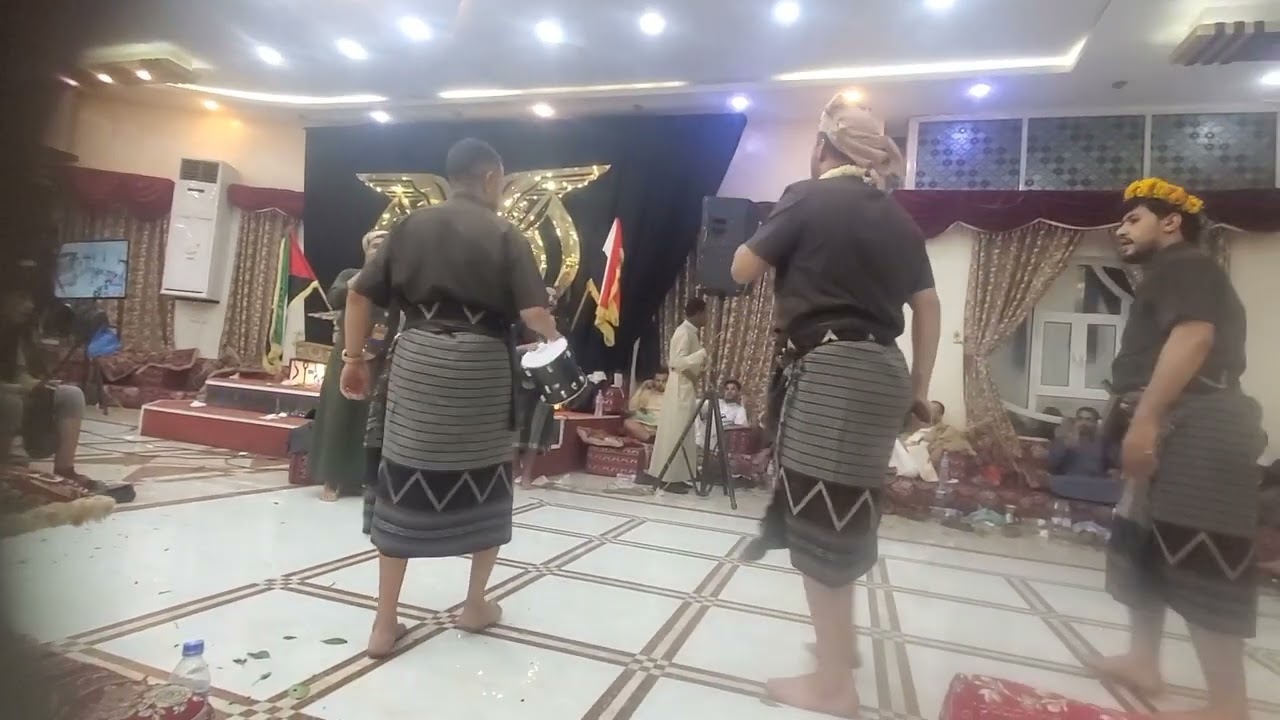 رقص جميل عنسي ()&مزمار سعدطامع  &()افراح الجهمي