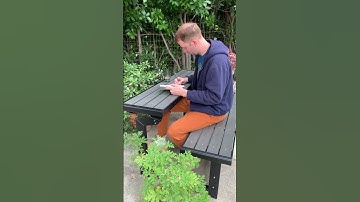 I love this convertible bench/table!