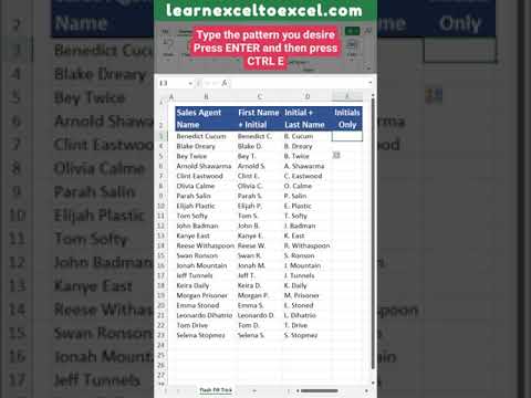 Excel Pro Trick:
