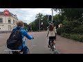 Bicycle ride around Utrecht's reconstructed canal ring