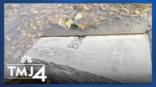 A viewer asked about gravestones sticking out of a Wisconsin river: So we dug into it.