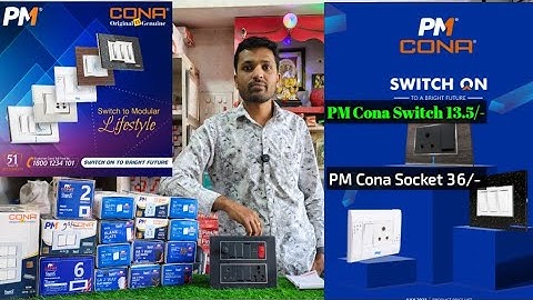 PM Cona Modular Switches @PMCONA #switchboard #modular #sockets