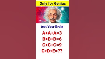 Genius IQ Test-Maths Puzzles🥺 #respect #maths #reasoning  #youtubeshorts #challenge #iqtest #shorts
