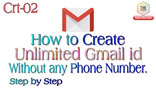 Unlimited Gmail id || WithOut Any Phone Number || Step by Step || The Techafter Crt- 02 screenshot 2