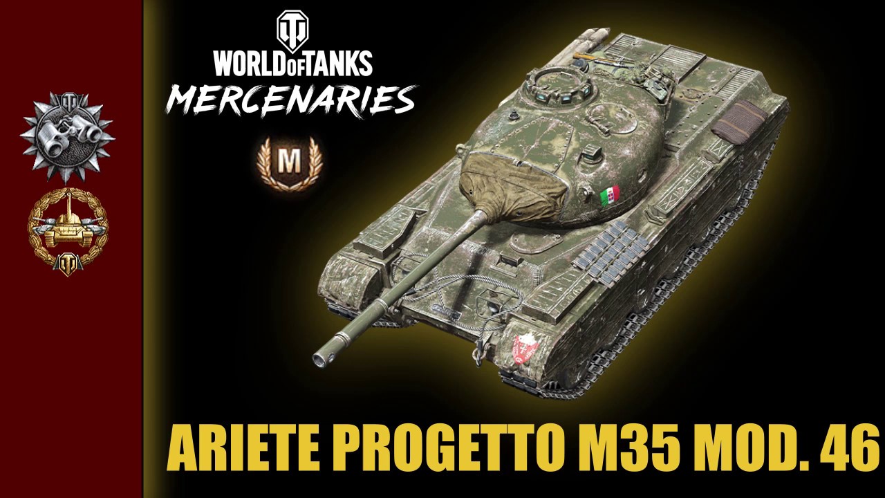 World of Tanks Console - Ariete Progetto M35 mod. 46 - Ace Tanker - Full HD 1080p - PS4 Pro