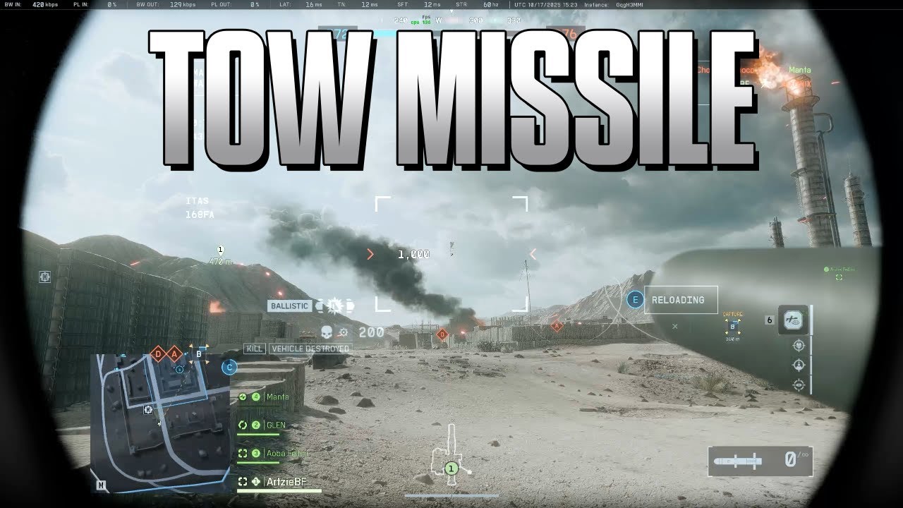 Battlefield 6 TOW MISSILES