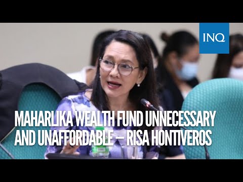 Maharlika wealth fund unnecessary and unaffordable — Risa Hontiveros