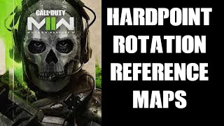 COD MW2 Modern Warfare II 2022 Map Hardpoint Location & Rotation Order Reference Guides Download