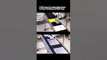 CYCJET Smart II-L Online Inkjet Printer for Paper Handbags and Plastic Bags. #bags #totebags
