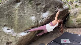 Lost Key Traverse, V6. Castle Rock State Park