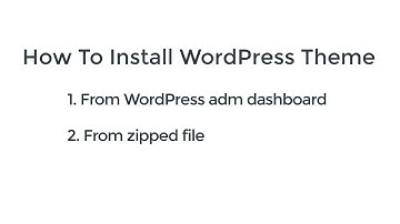 How To Install Theme In Wordpress (1 Minute Beginner WordPress Tips)