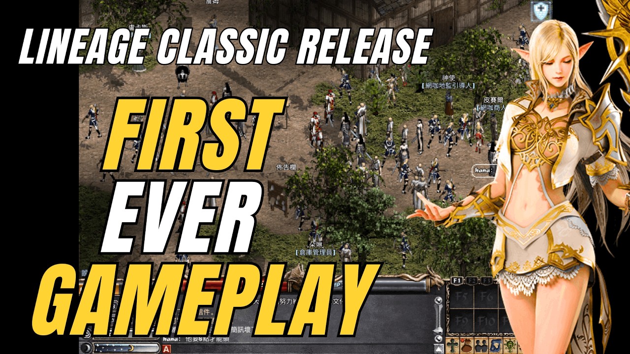 LINEAGE CLASSIC First Ever Real Gameplay - FULL BREAKDOWN + Honest First Impressions - New MMORPG