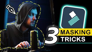 3 Tricks using MASKS in Filmora 11 Tutorial