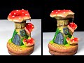 How to make a Cement Fountain Mushroom - Creative D2H #43