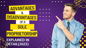 Advantages and Disadvantages of Sole Proprietorship? Explained in detail (2023)